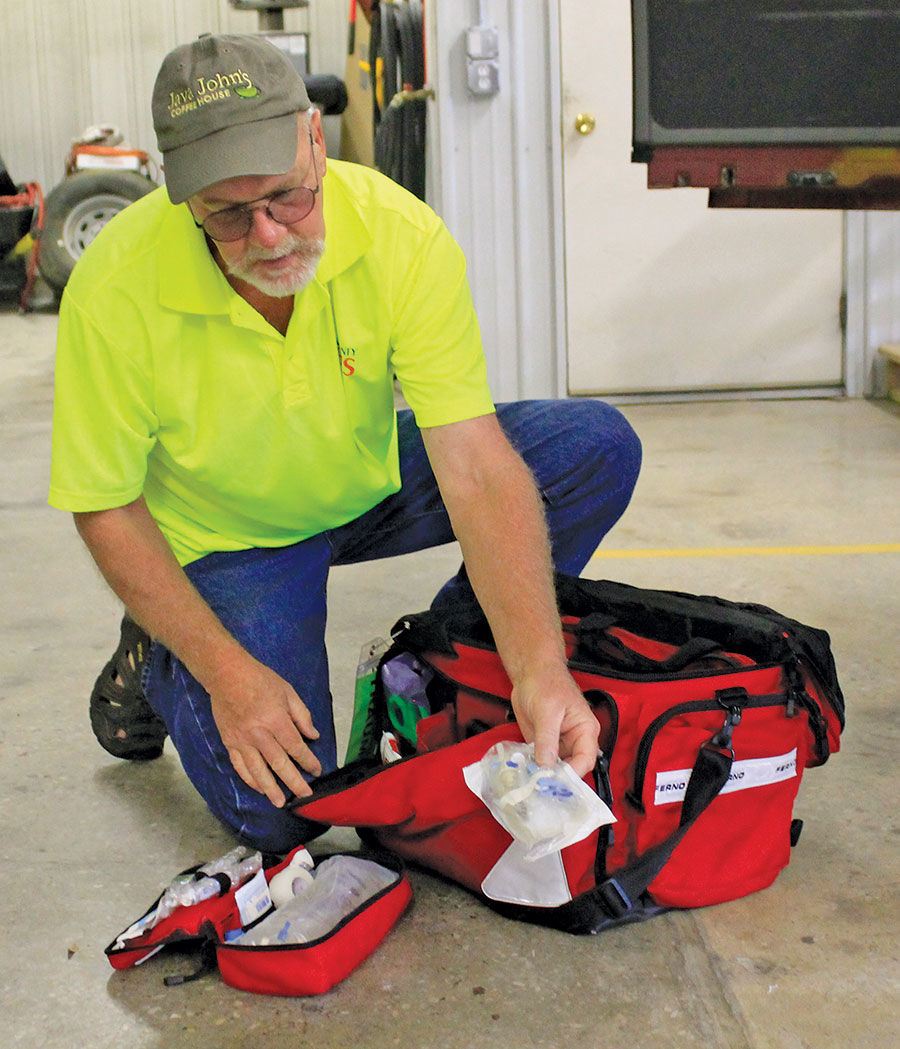 Bryon Helt first aid bag